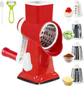 Rotary Cheese Grater with Handle, Stainless Steel Rotary Grater Slicer by Unknown
