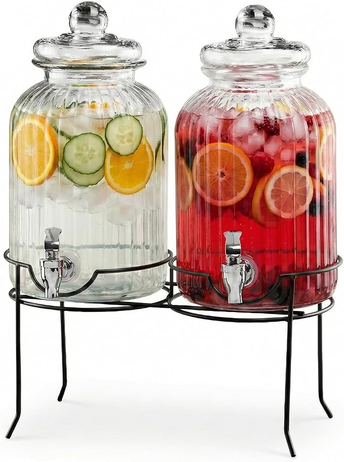 Style Setter Canyon Glass Beverage Dispenser by Stylesetter