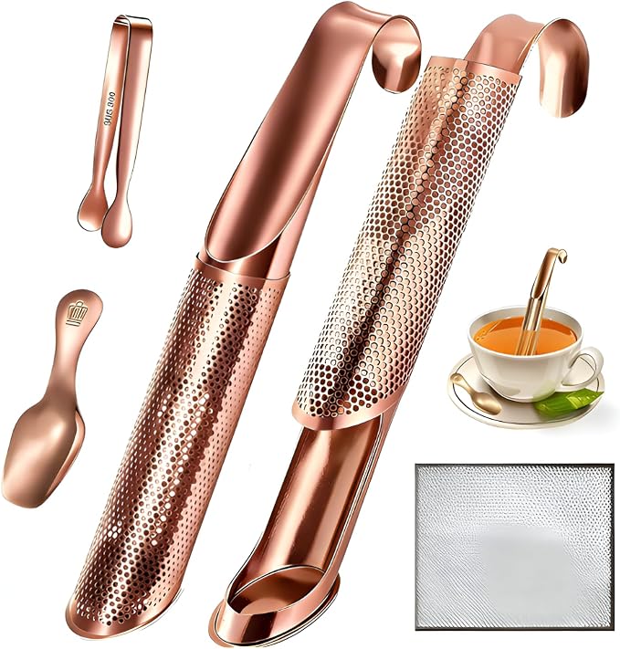 2 Pcs Tea Infuser with Hook Handle, Tea Diffusers by ACUDUDOMA