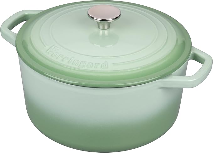 VORRINGARD Enameled Cast Iron Dutch Oven Pot - Image 8