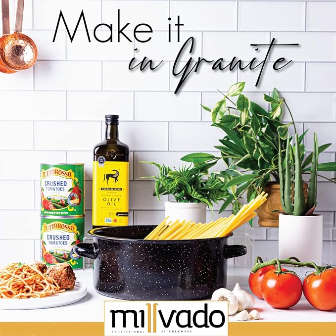 Millvado Granite 5 Qt Stockpot, Nonstick Soup Pot - Image 2