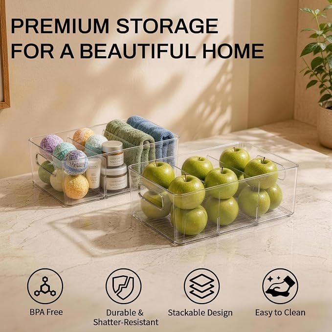 Mpotmiy Pantry Organizers and Storage, 8 Pack Snack Organizer - Image 2