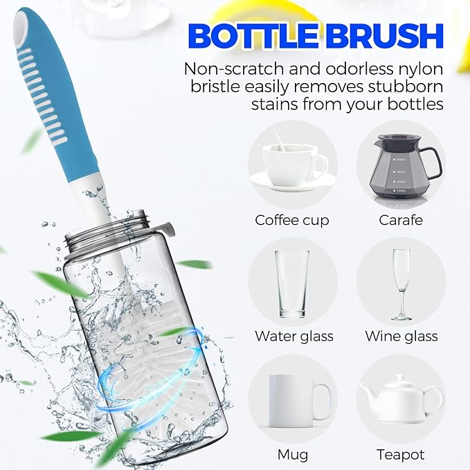 Holikme 6 Pack Dish Brush Set - Image 4