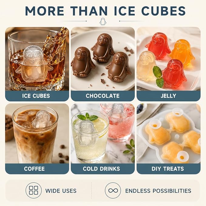 Penguin Ice Cube Tray Mold - Image 6