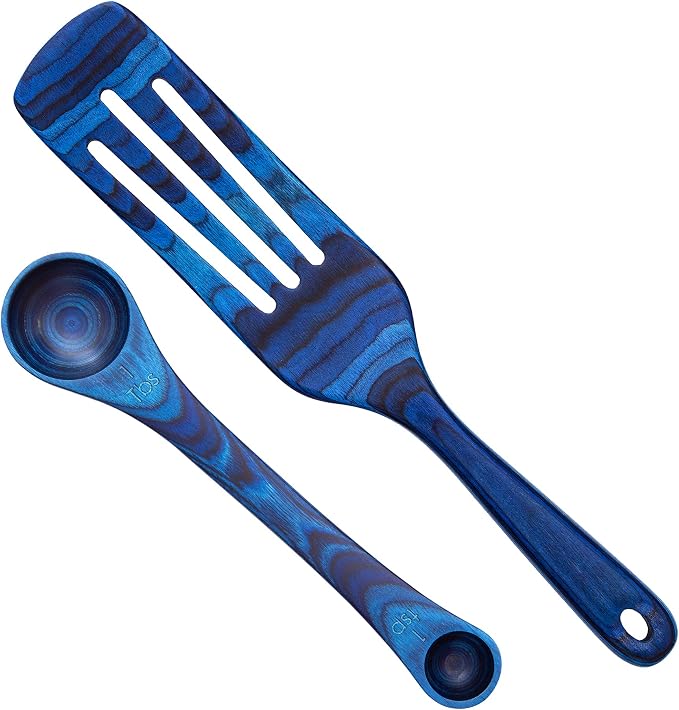 Totally Bamboo Baltique Malta Collection 2 Piece Cooking Utensil Set, Spurtle & by TotallyBamboo