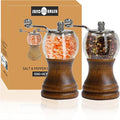 Salt and Pepper Grinder Set, Manual Pepper Grinder by SANDDRBRUSHCoLtd