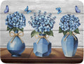 Giwawa Blue Hydrangea Dish Drying Mat by Giwawa