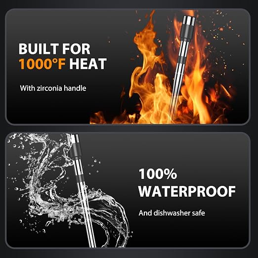 Wireless Meat Thermometer with 2 Probes & 800Ft Range - Image 3