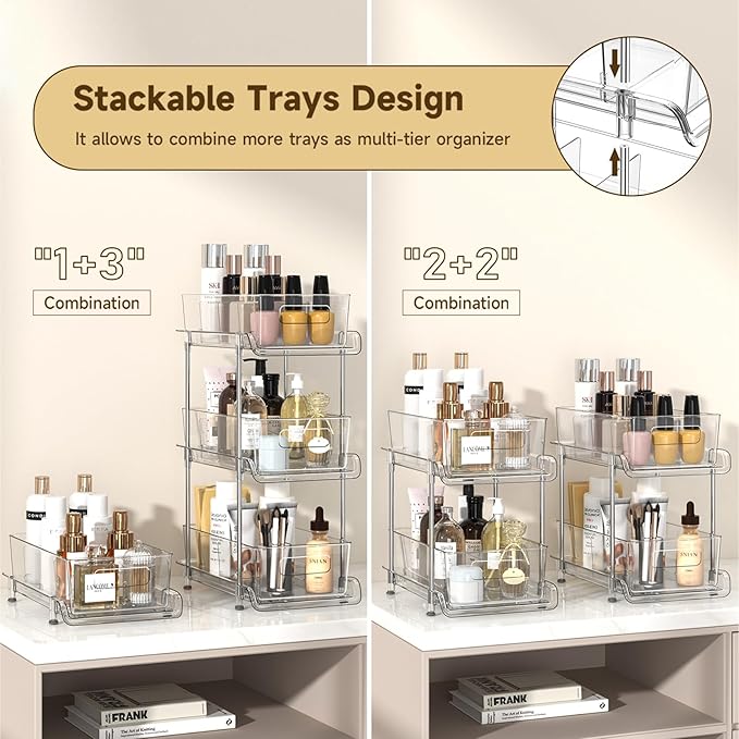 HIHEGD 2 Tier Bathroom Storage - Image 5