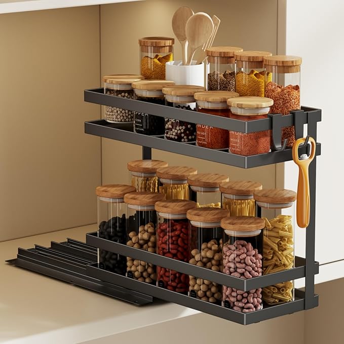 Magheo Pull Out Spice Rack Organizer by COMFORTYOURHOME
