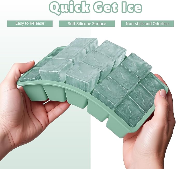 Silicone Ice Cube Tray 3 Pack - Image 5