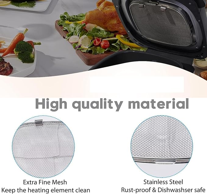 2 Pack Replacement Stainless Steel Splatter Shield - Image 4