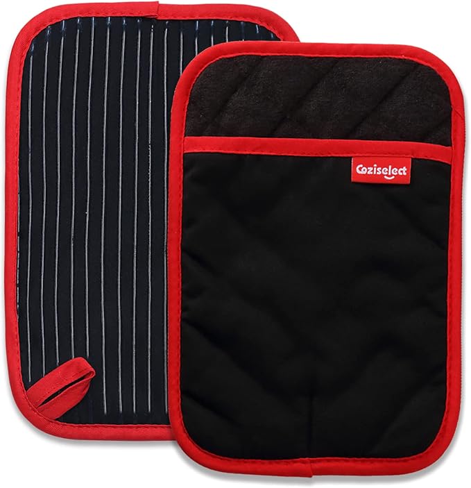 Hot Pads for Kitchen, Potholders for Kitchen Heat Resistant, Heavy Duty Pot by Coziselect