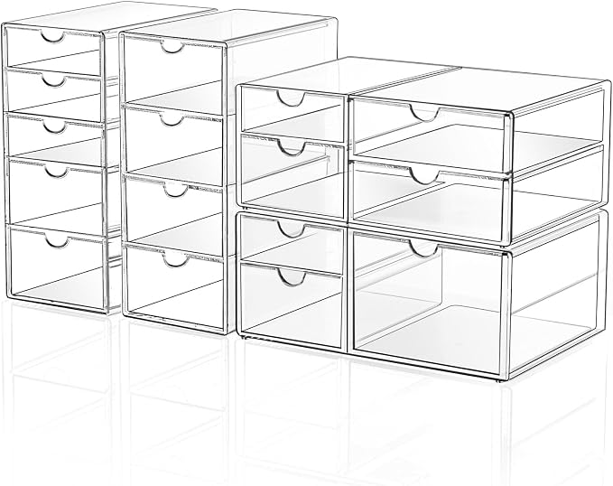 Makeup Drawer Storage Organizer by DOMNIU