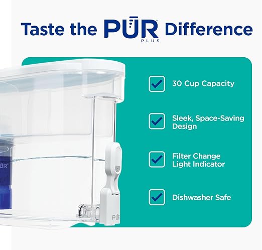 PUR PLUS 30-Cup Water Filter Dispenser - Image 2