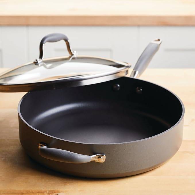 Anolon Advanced Home Hard Anodized Nonstick Sauté Pan - Image 9