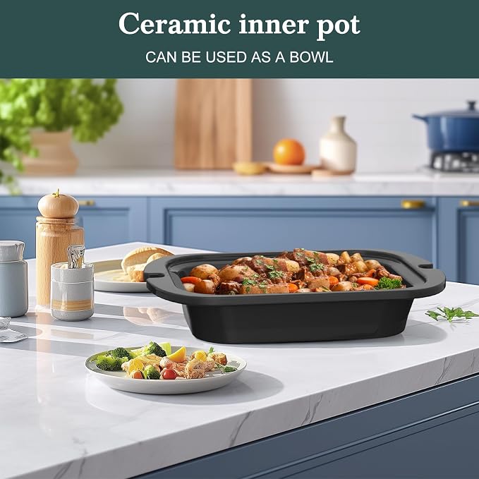 MAGNIFIQUE 4 Quart Casserole Slow Cooker - Image 2