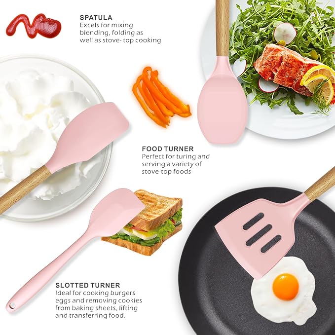 Silicone Kitchen Utensils Set - Image 3