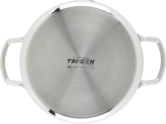 WINCO Tri-Ply Stock Pot - Image 5