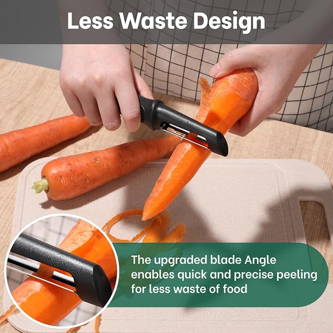Beneno Swivel Vegetable Peeler, Razor-Sharp Smooth Peeling Potato Peelers - Image 5