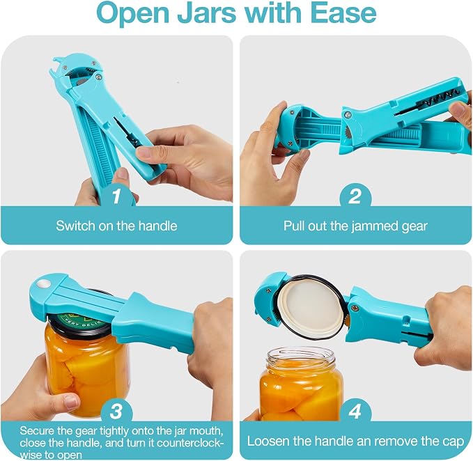 7-in-1 Jar Opener for Seniors – Magnetic adjustable Jar Opener & Bottle Opener - Image 6