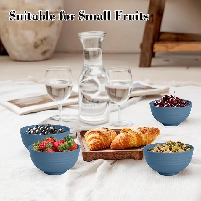 Wrova wheat straw dessert bowls 10oz set of 8 - Image 7