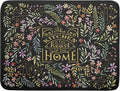 Vintage Microfiber Dish Drying Mat Wildflowers Leaves Absorbent Dry Mat by Giwawa