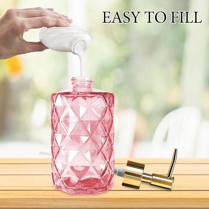Glass Soap Dispenser with Pump, Soap Dispenser, Lotion Dispenser - Image 4