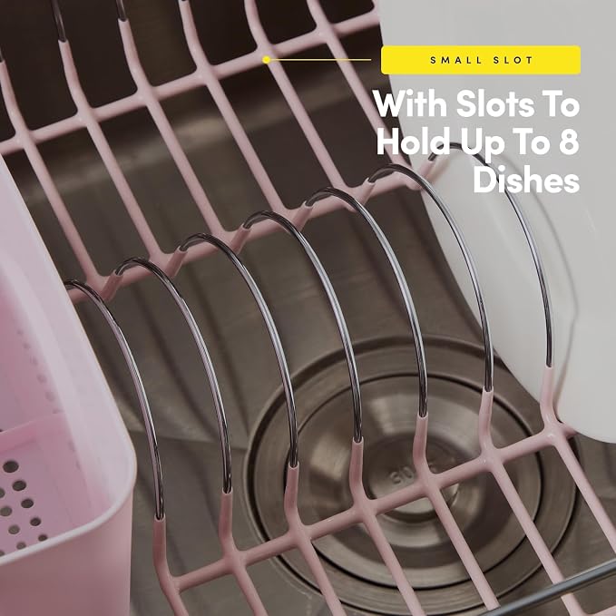 Dish Drying Rack & Cutlery Holder 2 Piece Set - Image 5