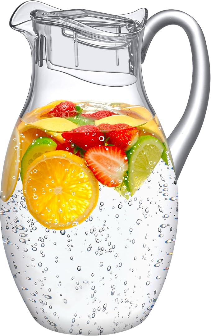 Amazing Abby - Bubbly Grand - Plastic Pitcher, Fridge Jug, Shatter-Proof by AmazingAbby