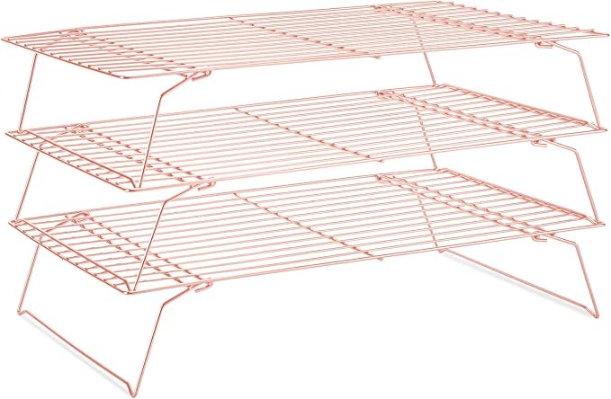 Cooling Rack for Baking 3 Tiers, Stainless Steel Baking Cooking Cooling Racks by Briout