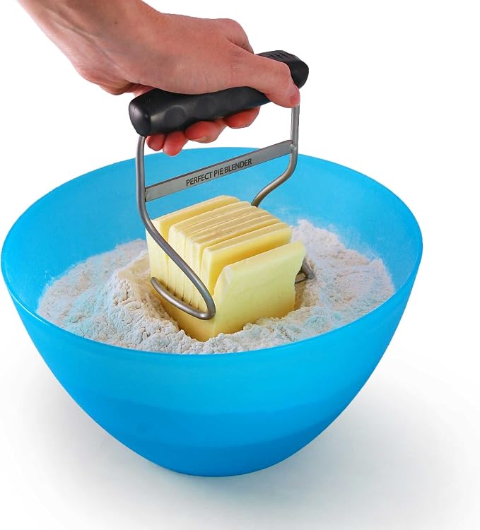 Perfect Pie Dough Blender & Pastry Cutter Tool – Heavy Duty Stainless Steel - Image 2