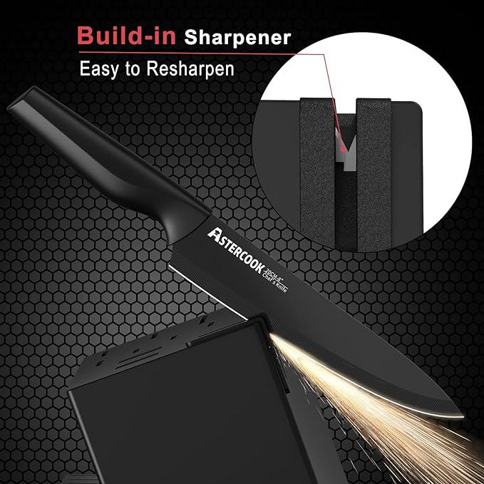 Knife Set, Astercook 21 Pieces Knife Sets - Image 4