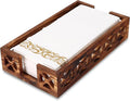 Rustic Wood Paper Towel Holder for Bathroom & Kitchen by Renawe