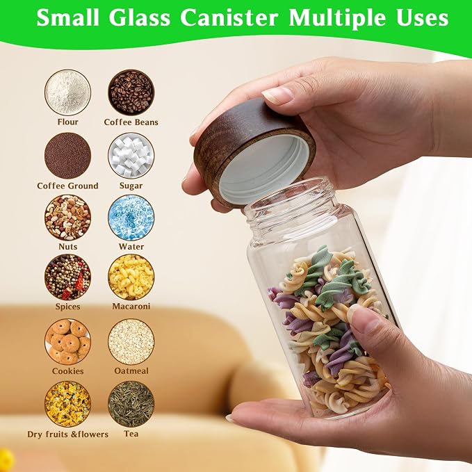 8 oz Small Glass Spice Jars - Image 4