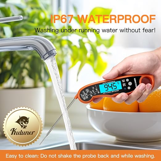KULUNER TP-01 Waterproof Digital Instant Read Meat Thermometer - Image 6