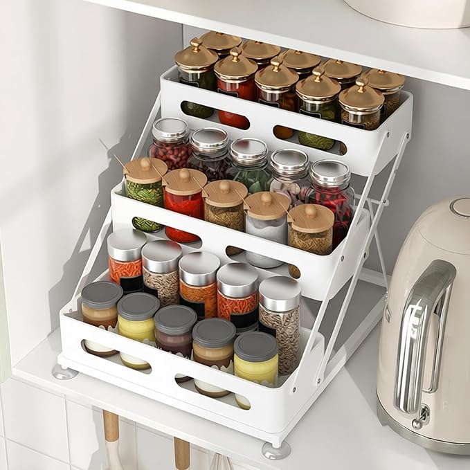 Ceetug 3 Tier Foldable Spice Rack - Image 5