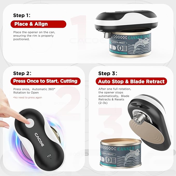 CACOE Automatic Smart Electric Can Opener - Image 8
