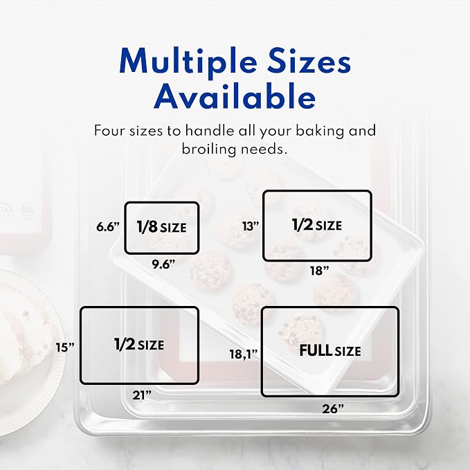 New Star Foodservice Commercial-Grade 18-Gauge Aluminum Sheet Pan/Bun Pan - Image 7