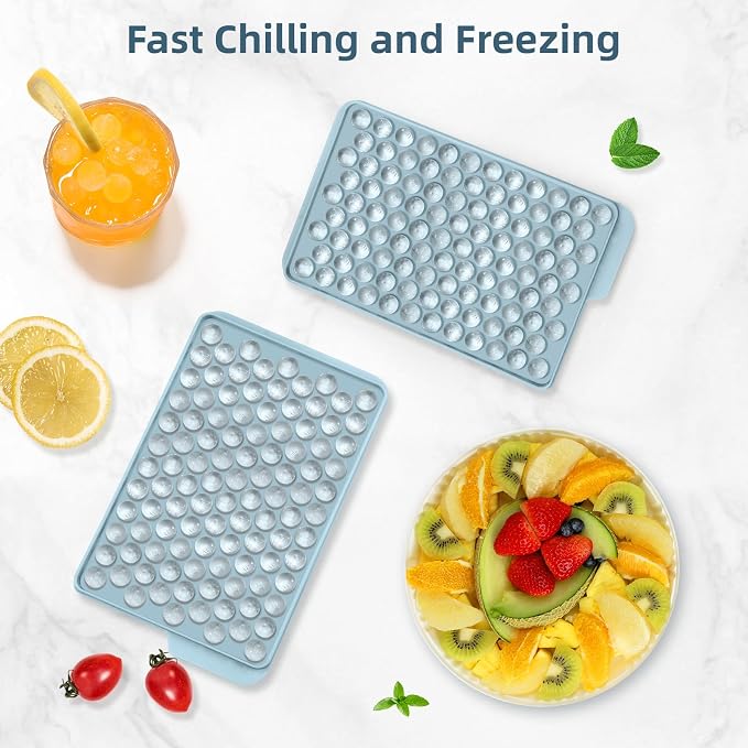 WIBIMEN Mini Ice Cube Trays, 0.55” Tiny Pebble Ice - Image 3