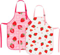 2 Pack Kids Apron, Cute Cooking Aprons, Waterproof Art Apron by XLSXEXCL