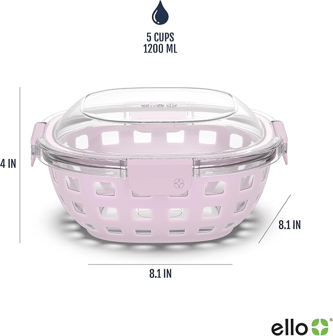 Ello Duraglass Meal Prep Container- Glass Food Storage Container - Image 4