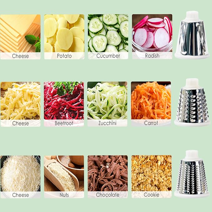 Cheese Grater with Handle, Vegetables and Fruits and Easy to Clean - Image 4