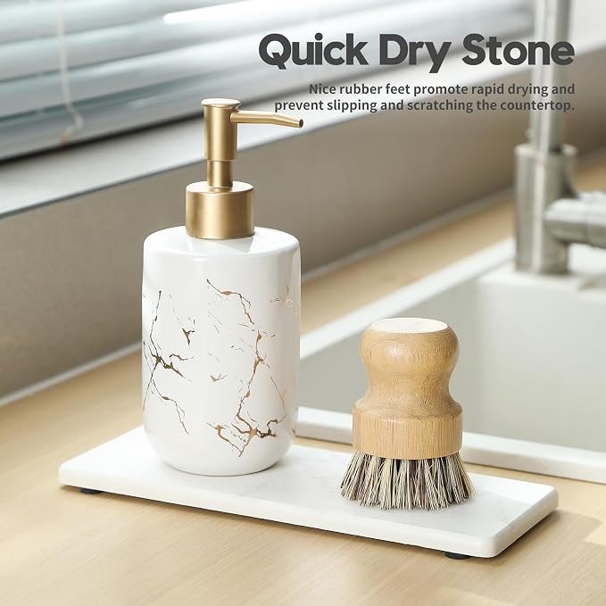 2PCS Water Absorbing Stone Drying Tray - Image 7