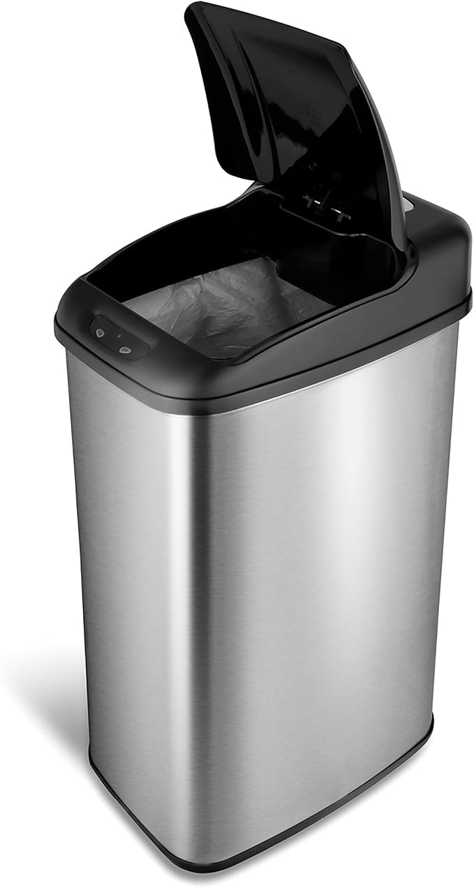 NINESTARS DZT-50-6 The Original Automatic Motion Sensor Trash Can, 13.2 Gal. / - Image 5