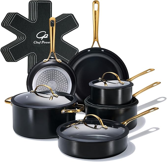 Chef Power Ceramic Cookware Sets, Cookware Set by ChefPower