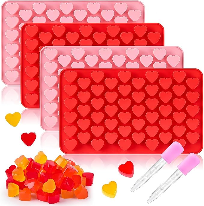 JOERSH Heart Candy Molds Silicone Molds by JOERSH