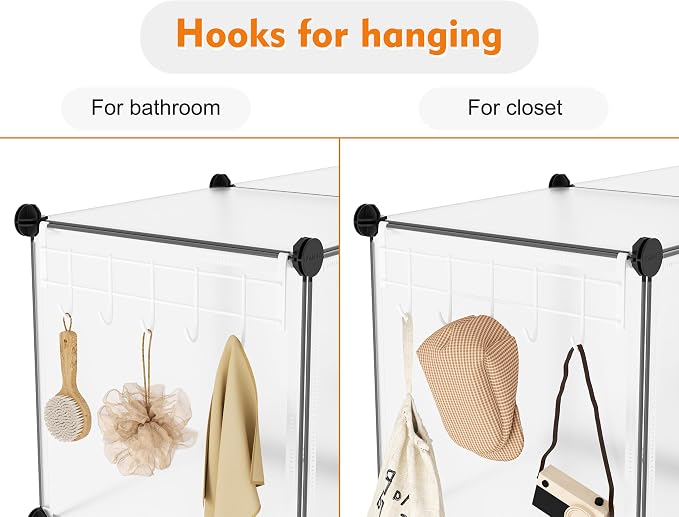Closet Organizer, 12-cube Closet Organizers and Storage, Portable Cube Storage - Image 5