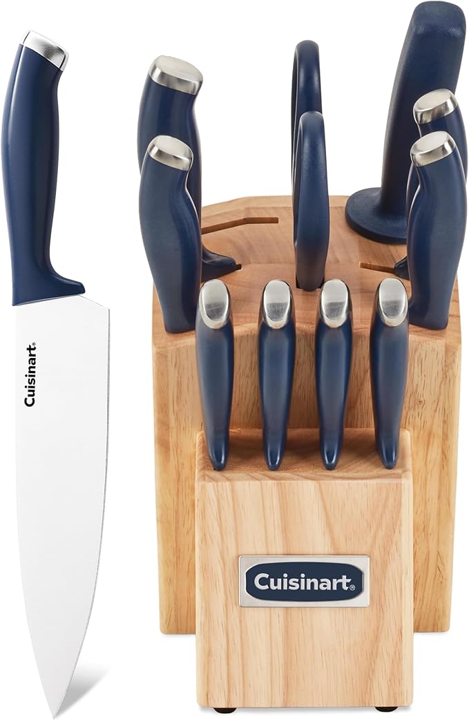 Cuisinart C77SSN-12P Color Pro Collection 12 Piece Knife Block Set by Cuisinart