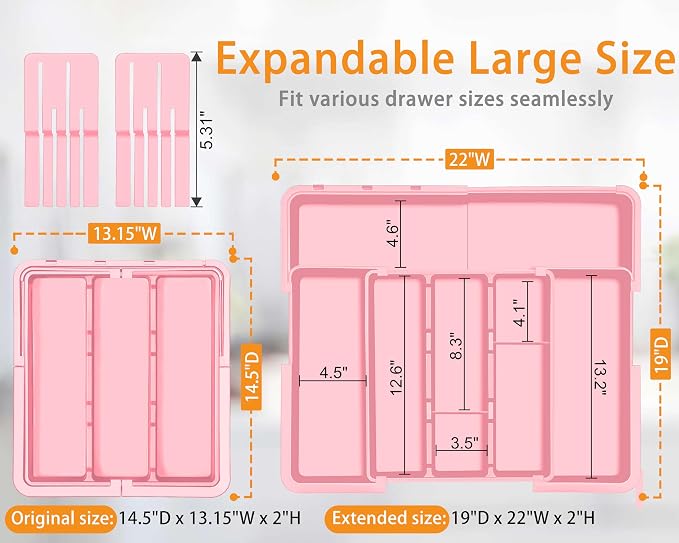 Homecor Utensil Drawer Organizer - Image 3